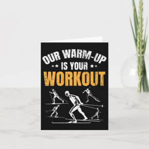 Biathlon Unsere Aufwärmphase ist Ihr Workout Cross Karte