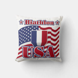 Biathlon USA Kissen