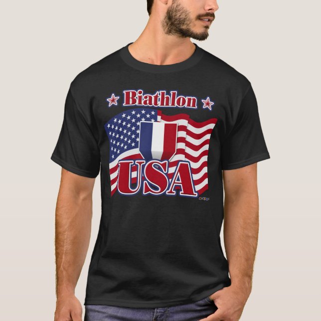 Biathlon USA T-Shirt (Vorderseite)