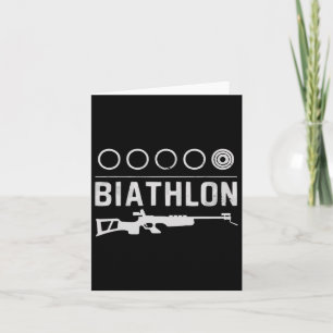 Biathlon Winter Skifahren Rafelschießen Biath Karte