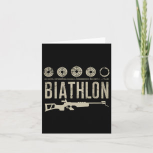 Biathlon Winter Skifahren Rafelschießen Biath Karte