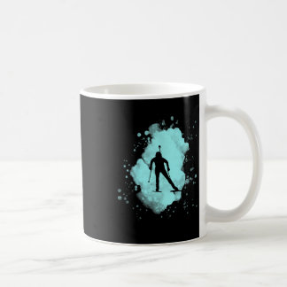Biathlon Wintersport Design für Sportler Kaffeetasse