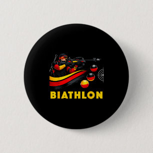 Biathlon-Wintersport Langlauf Button