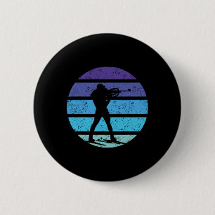 Biathlon Wintersport Skifahren Button