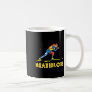 Biathlon-Wintersport Skilanglauf Kaffeetasse