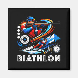 Biathlon Wintersport Skilanglauf Magnet