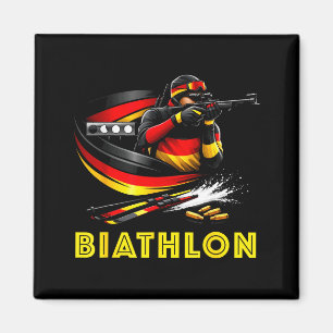 Biathlon-Wintersport Skilanglauf Magnet