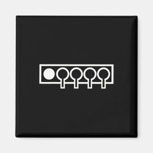 Biathlon Ziel 1 Magnet