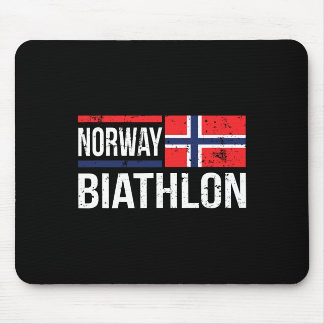 Biathlon-Ziel-Ski-Wettbewerb Mousepad (Vorne)