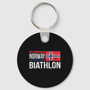 Biathlon-Ziel-Ski-Wettbewerb Schlüsselanhänger
