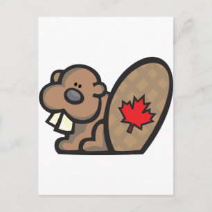 Biaver Canada Postkarte