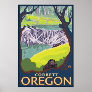 Biaver Family - Corbett, Oregon Poster