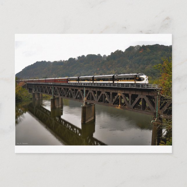 Biaver River Crossing Postkarte (Vorderseite)