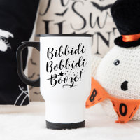 Bibbidi Bobbidi Booze Funny Magic Black Script