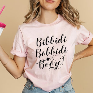 Bibbidi Bobbidi Booze Funny Magical Women's Pink T-Shirt