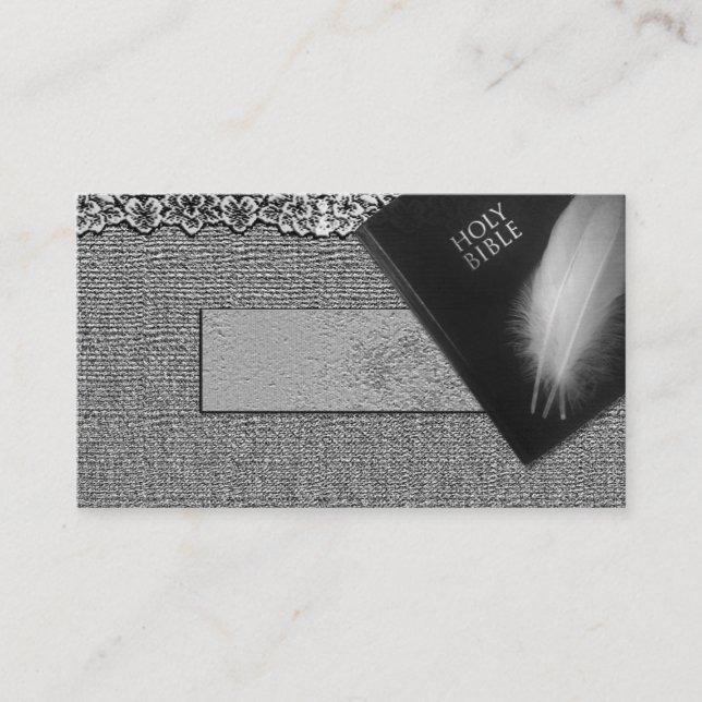 Bibel-ehrwürdige Kirchen-Pastor-Visitenkarten Visitenkarte (Vorderseite)