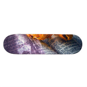Bibel-Gelb-Rose Jesuss Christus Skateboard