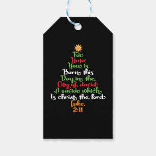 Bibel gießt Christmas tree Christmas Ohrtidea Geschenkanhänger