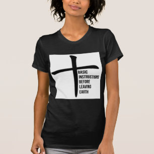 BIBEL: Grundlegende Anweisungen, bevor Erde T-Shirt