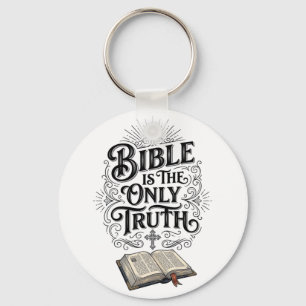 Bibel Ist Die Einzige Wahrheit Christliches T-Shir Schlüsselanhänger