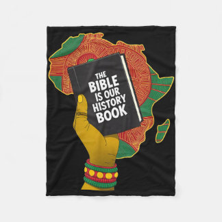 Bibel ist Geschichtsbuch afrikanisches Erbe christ Fleecedecke