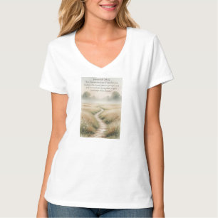 Bibel Jeremia 29:11 Christliches Damen-V-Ausschnit T-Shirt