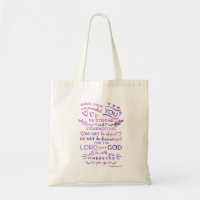 Bibel-Joshua-1:9 Taschen-Tasche