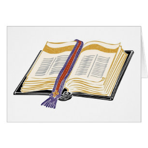 Bibel mit Woven-Lesezeichen