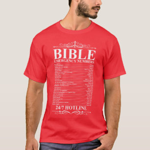 Bibel-Notennummern Bibel-Geschenk T-Shirt