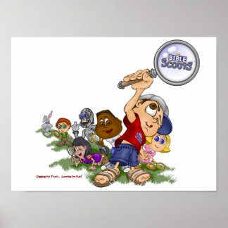 Bibel-Pfadfinder-Plakat Poster