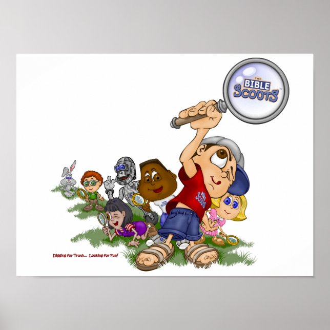 Bibel-Pfadfinder-Plakat Poster (Vorne)