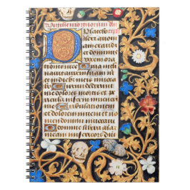Bibel Psalm 114 Mittelalterliches Manuskript - Mem Notizblock