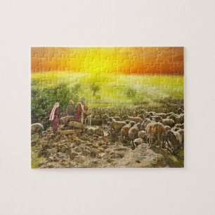 Bibel - Psalm 23 - Mein Becher fließt über 1920 Puzzle