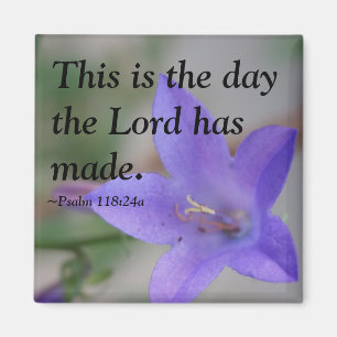 Bibel-Psalm-Blumen-Magnet Magnet