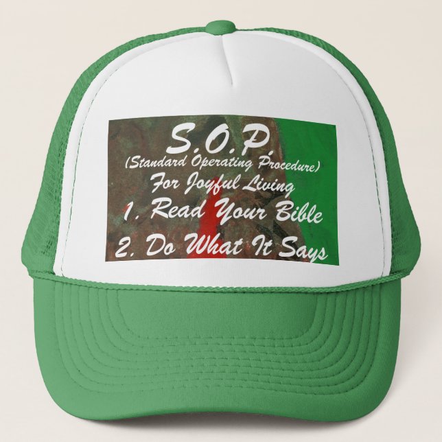 Bibel SOP Hat Truckerkappe (Vorderseite)