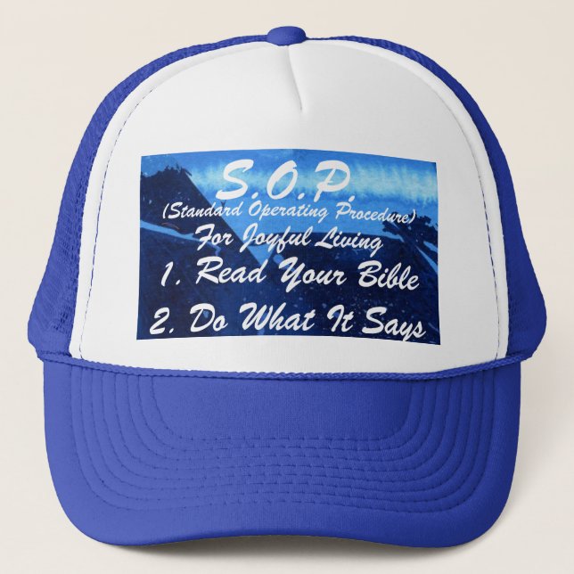 Bibel SOP Hat Truckerkappe (Vorderseite)