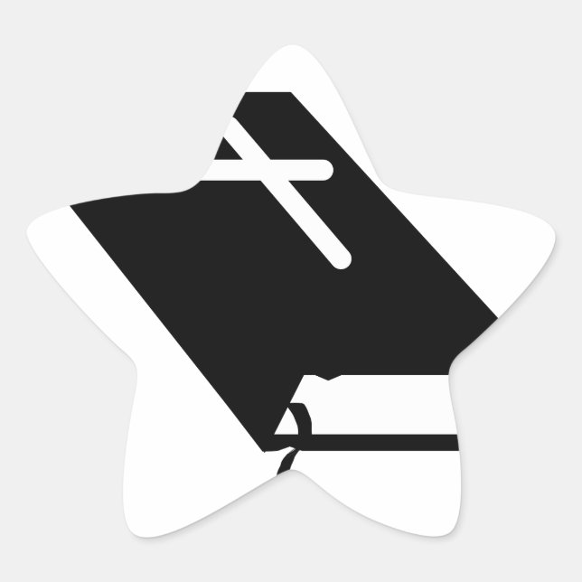 Bibel Stern-Aufkleber (Vorderseite)