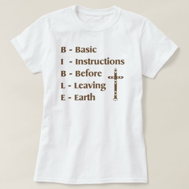 Bibel T-Shirt (Design vorne)