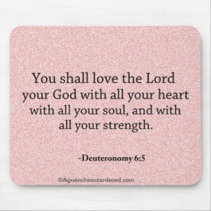 Bibel verrät Gottes Wort Mousepad