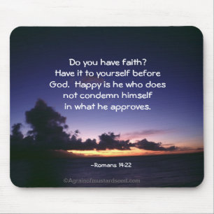 Bibel verrät Gottes Wort Mousepad