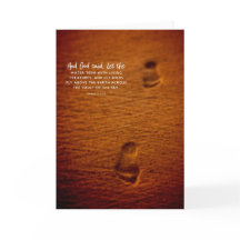 Bibel-Vers-Abdruck-Sand-Genese-1:20