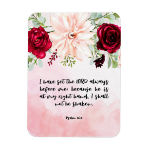 Bibel Vers Blumenmagnet Magnet