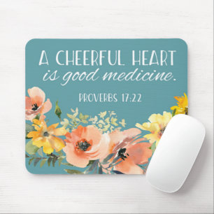 Bibel Vers Blumenmousepad Mousepad