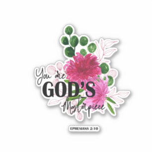 Bibel Vers Cut Vinyl Sticker