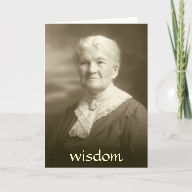Bibel-Vers-Gruß-Karten-Klugheit Karte (Vorderseite)