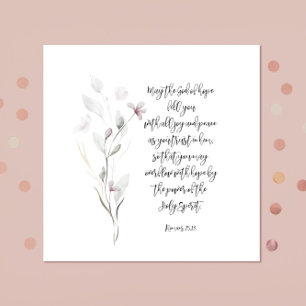 Bibel Vers Hebrews Square Serviette