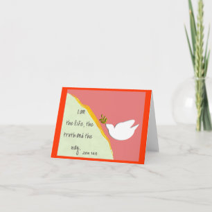 Bibel-Vers-John-14:6 Notecards Karte