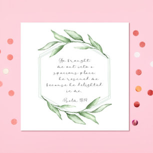 Bibel Vers Psalm Papier Napkins Serviette