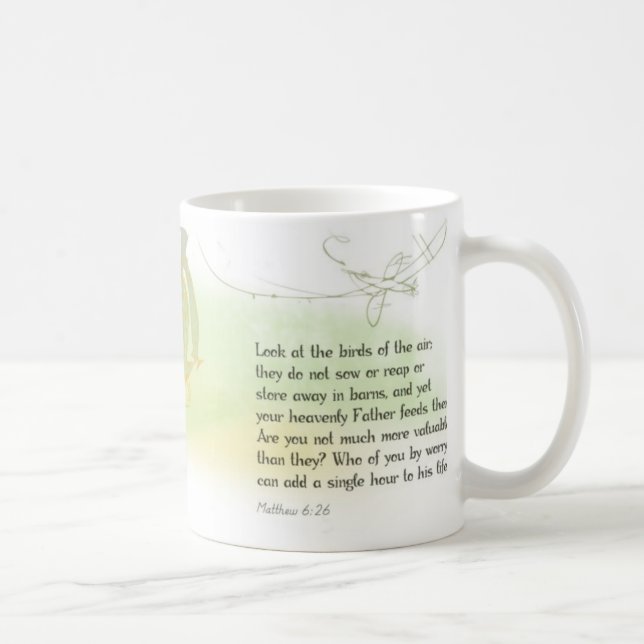 Bibel-Vers-Tasse Kaffeetasse (Rechts)