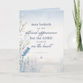 Bibel Verse 1 Samuel 16:7 Wasserfarbe geflochten